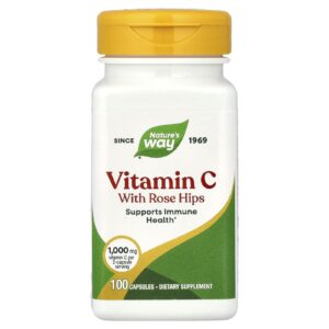Natures Way Vitamina C com Rosa-Mosqueta 100 Cápsulas