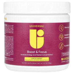 Universal U Reforço e Foco Limão Fruto Silvestre 189 g (67 oz)