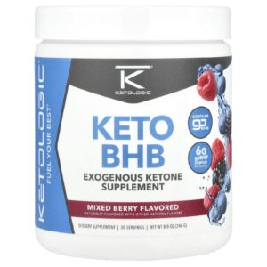 KetoLogic Keto BHB Frutos Silvestres Mistos 246 g (88 oz)