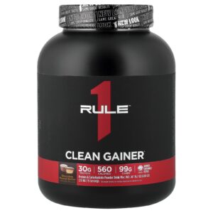 Rule One Proteins Clean Gainer Manteiga de Amendoim com Chocolate 218 kg (480 lb)