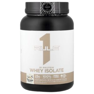 Rule One Proteins Mistura para Bebida de Proteína em Pó R1 Baunilha Pura 763 g (168 lb)