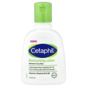 Cetaphil Loção Hidratante Pele Normal a Seca Sem Perfume 118 ml (4 fl oz)