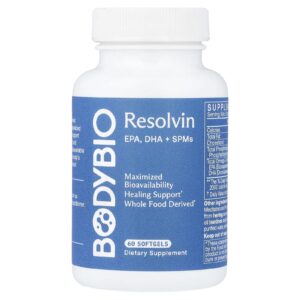 BodyBio Resolvin EPA DHA + SPMs 60 Cápsulas Softgel