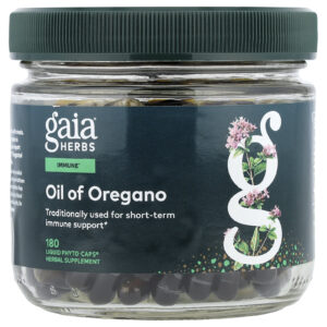 Gaia Herbs Óleo de Orégano 180 Phyto-Caps® Líquidos