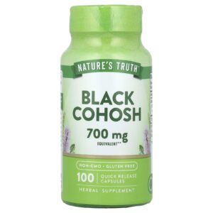 Natures Truth Acteia 700 mg 100 Cápsulas de Liberação Rápida