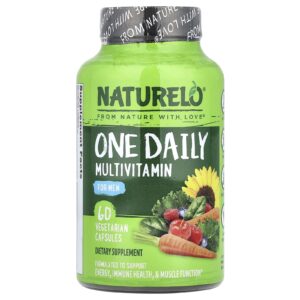 NATURELO One Daily Multivitamínico para Homens 60 Cápsulas Vegetarianas