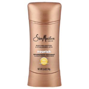 SheaMoisture Desodorante Antitranspirante Nutrição Manteiga de Karité Crua e Ácido Hialurônico 74 g (26 oz)