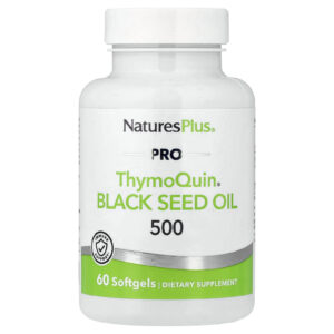 NaturesPlus Pro ThymoQuin® Óleo de Semente Preta 500 60 Cápsulas Softgel (500 mg por Cápsula Softgel)