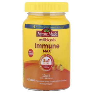 Nature Made Wellblends™ Gomas ImmuneMax® Tangerina 42 Gomas