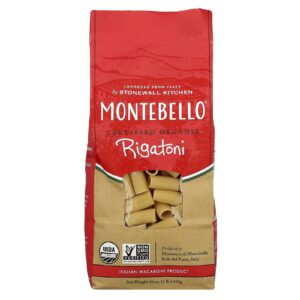 Montebello Rigatoni Orgânico 454 g (16 oz)