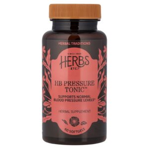 Herbs Etc. HB Pressure Tonic™ 60 Cápsulas Softgel