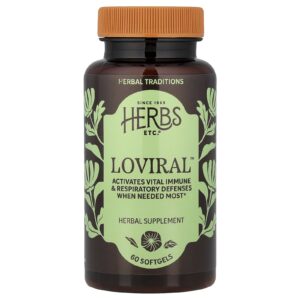 Herbs Etc. Loviral™ 60 Cápsulas Softgel
