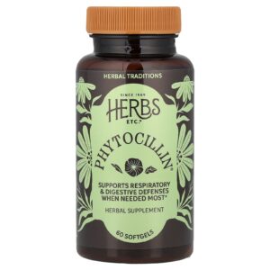 Herbs Etc. Phytocillin® 60 Cápsulas Softgel (400 mg por Cápsula Softgel)