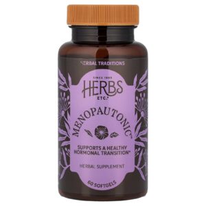Herbs Etc. Menopautonic™ 60 Cápsulas Softgel (400 mg por Cápsula Softgel)