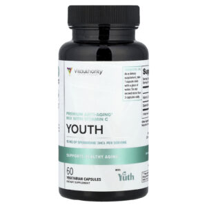 Vitauthority Youth Mistura Antienvelhecimento Premium com Vitamina C 60 Cápsulas Vegetarianas