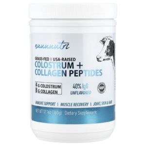 Nutri Colostro + Peptídeos de Colágeno Sem Sabor 360 g (127 oz)