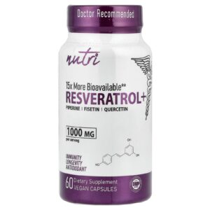 Nutri Resveratrol+ 60 Cápsulas Veganas