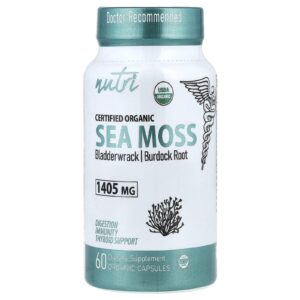 Nutri Musgo Marinho Orgânico 60 Cápsulas Orgânicas