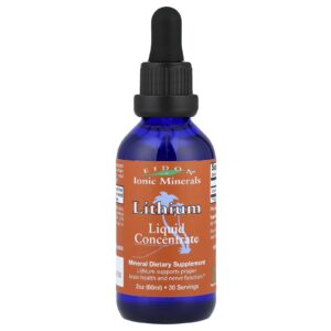 Eidon Ionic Minerals Lítio Concentrado Líquido 60 ml (2 oz)