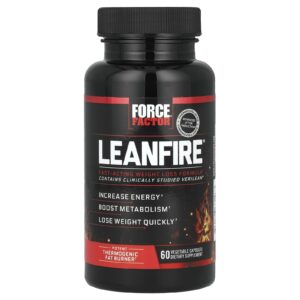 Force Factor LeanFire® 60 Cápsulas Vegetais