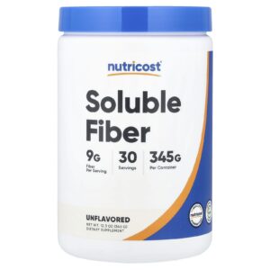 Nutricost Fibra Solúvel Sem Sabor 345 g (123 oz)