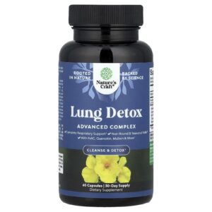 Natures Craft Detox Pulmonar 60 Cápsulas