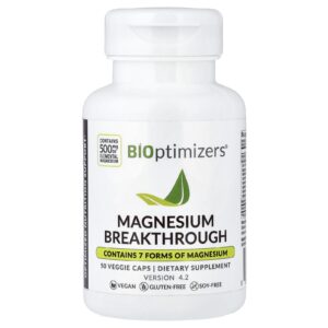 BIOptimizers Magnesium Breakthrough 50 Cápsulas Vegetais
