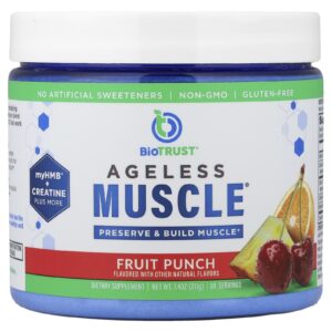BioTRUST Ageless Muscle® Ponche de Frutas 211 g (74 oz)