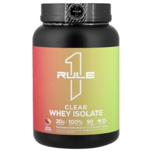 Rule One Proteins Isolado Clear Whey Limonada de Cereja 689 g (152 lb)
