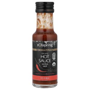 Dr. Mercola Solspring® Biodynamic® Molho Picante Orgânico Extra Picante 100 ml (34 fl oz)
