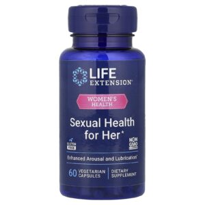 Life Extension Saúde da Mulher Saúde Sexual Feminina 60 Cápsulas Vegetarianas