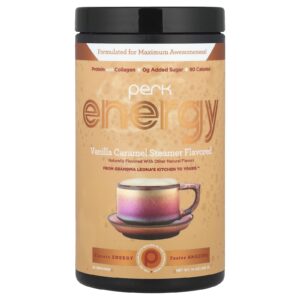 Perk Energy Vapor de Caramelo e Baunilha a Vapor 392 g (14 oz)