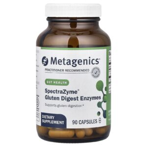 Metagenics Enzimas Digestivas de Glúten SpectraZyme® 90 Cápsulas (138 mg por Cápsula)