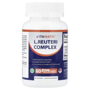 Vitamatic Complexo L.Reuteri 60 Cápsulas de Hipromelose DRcaps®