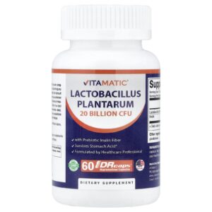 Vitamatic Lactobacillus Plantarum 60 Cápsulas de Hipromelose DRcaps®