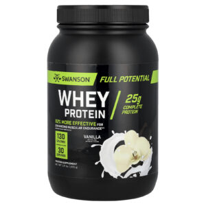 Swanson Whey Protein de Potencial Total Baunilha 1.050 g (231 lb)