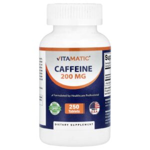 Vitamatic Cafeína 200 mg 250 Comprimidos