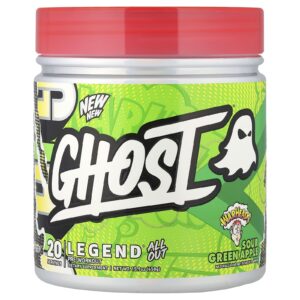 Ghost Legend® All Out Pre-Workout Maçã Verde Azeda da Starheads® 450 g (159 oz)