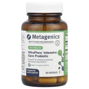 Metagenics Probiótico para Cuidados Intensivos UltraFlora® 60 Cápsulas (85 mg (10 Bilhões de UFCs) por Cápsula)