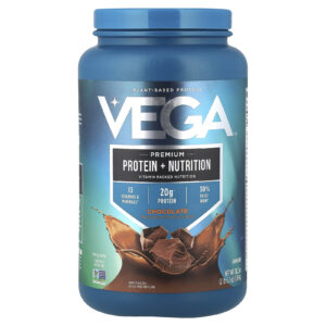 Vega Proteína à Base de Plantas Proteína Premium + Nutrition Chocolate 108 kg (2 lb 62 oz)