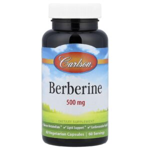 Carlson Berberina 500 mg 60 Cápsulas Vegetarianas