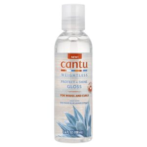 Cantu Leveza Proteção + Brilho e Brilho Para Ondas e Cachos 100 ml (34 fl oz)