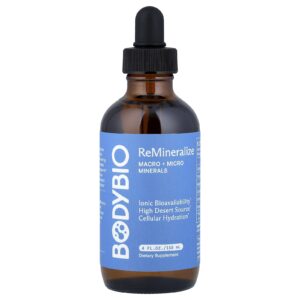 BodyBio Remineralize Macro + Microminerais 118 ml (4 fl oz)