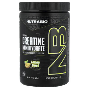 NutraBio Creatina Mono-Hidratada Micronizada Explosão de Limão 402 g (141 oz)