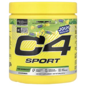 C4 / Cellucor C4® Sport Pré-treino Maçã Verde Jolly Rancher 248 g (87 oz)