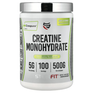 SteelFit Creatina Mono-Hidratada Sem Sabor 500 g (176 oz)
