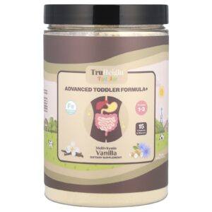 TruHeight Fórmula Avançada para Crianças+ Para Idades de 1 a 3 Anos Baunilha 260 g (057 lb)