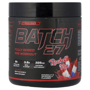TC Nutrition Lote 27 Pré-treino Dosado Totalmente Rocket Pop 380 g (134 oz)