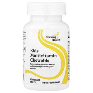 Seeking Health Multivitamínico Mastigável para Crianças A partir de 4 Anos de Idade 60 Comprimidos Mastigáveis