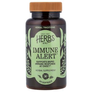 Herbs Etc. Immune Alert™ 60 Cápsulas Softgel